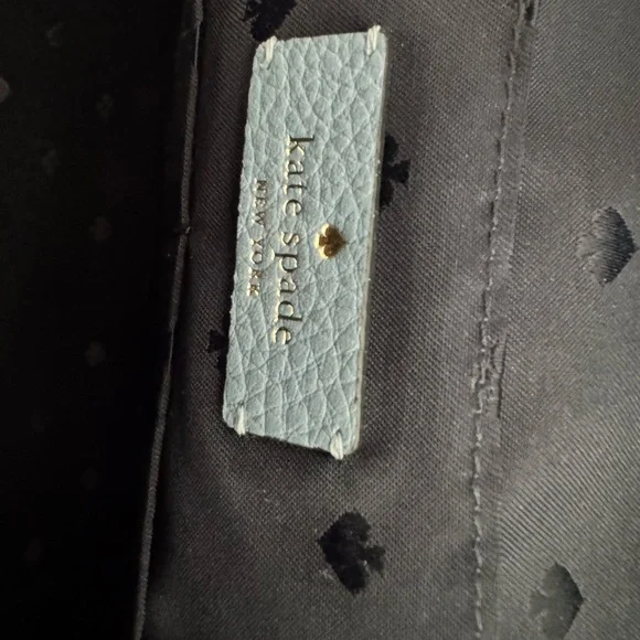 Kate Spade Blue Leather Backpack - Picture 10 of 16